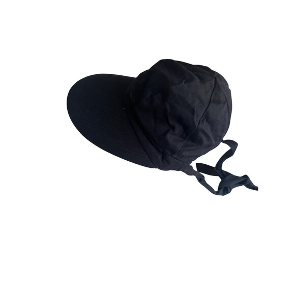Black Sun Protection Hat With Neck Flap Golf Outdoor Garden - Picture 2 of 4